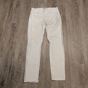 Just Black Slim Boyfriend White Jeans